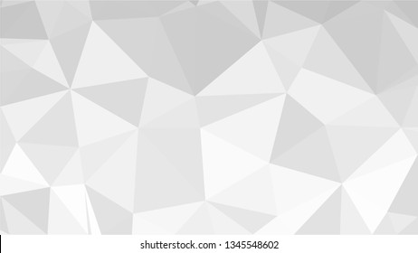 White Polygonal Mosaic Background, Low Poly Style, Vector illustration, Business Design Templates