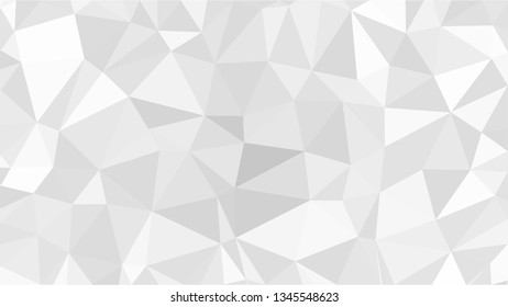 White Polygonal Mosaic Background, Low Poly Style, Vector illustration, Business Design Templates