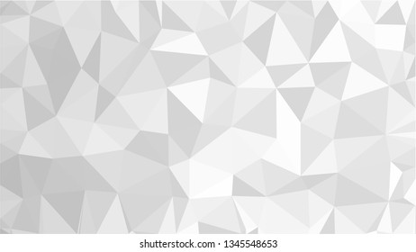 White Polygonal Mosaic Background, Low Poly Style, Vector illustration, Business Design Templates