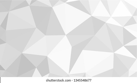 White Polygonal Mosaic Background, Low Poly Style, Vector illustration, Business Design Templates
