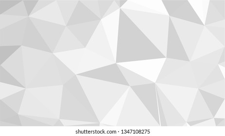 White Polygonal Mosaic Background, Low Poly Style, Vector illustration, Business Design Templates