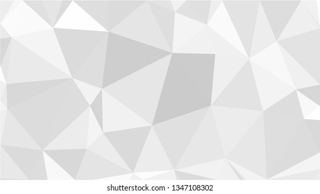 White Polygonal Mosaic Background, Low Poly Style, Vector illustration, Business Design Templates