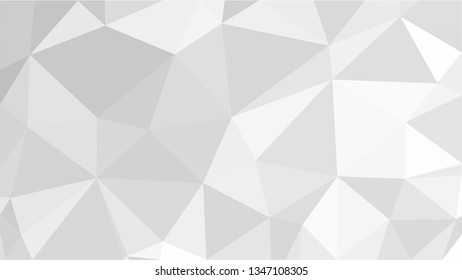 White Polygonal Mosaic Background, Low Poly Style, Vector illustration, Business Design Templates