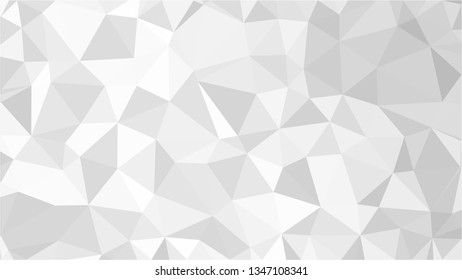 White Polygonal Mosaic Background, Low Poly Style, Vector illustration, Business Design Templates