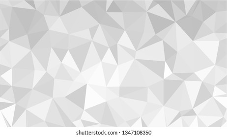 White Polygonal Mosaic Background, Low Poly Style, Vector illustration, Business Design Templates