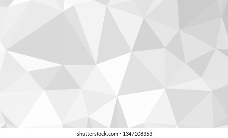 White Polygonal Mosaic Background, Low Poly Style, Vector illustration, Business Design Templates