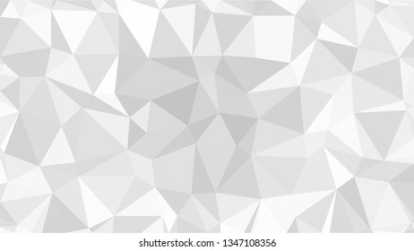 White Polygonal Mosaic Background, Low Poly Style, Vector illustration, Business Design Templates