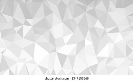 White Polygonal Mosaic Background, Low Poly Style, Vector illustration, Business Design Templates