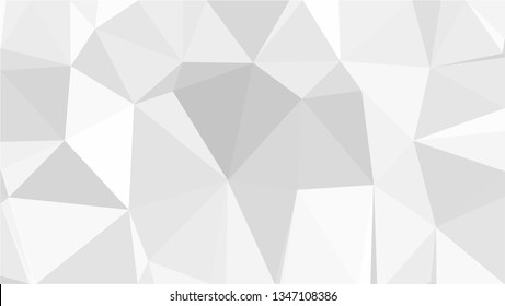 White Polygonal Mosaic Background, Low Poly Style, Vector illustration, Business Design Templates