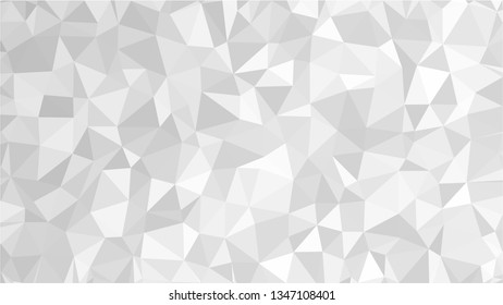 White Polygonal Mosaic Background, Low Poly Style, Vector illustration, Business Design Templates