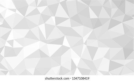 White Polygonal Mosaic Background, Low Poly Style, Vector illustration, Business Design Templates