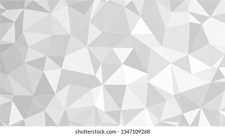 White Polygonal Mosaic Background, Low Poly Style, Vector illustration, Business Design Templates