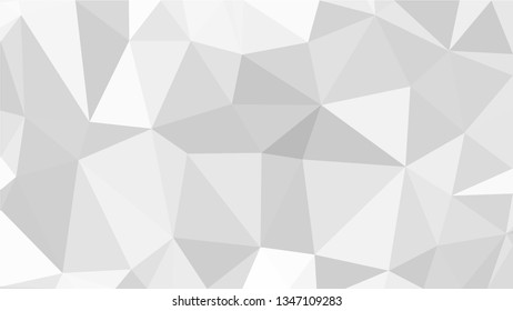 White Polygonal Mosaic Background, Low Poly Style, Vector illustration, Business Design Templates