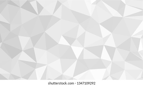 White Polygonal Mosaic Background, Low Poly Style, Vector illustration, Business Design Templates