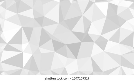 White Polygonal Mosaic Background, Low Poly Style, Vector illustration, Business Design Templates