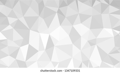 White Polygonal Mosaic Background, Low Poly Style, Vector illustration, Business Design Templates