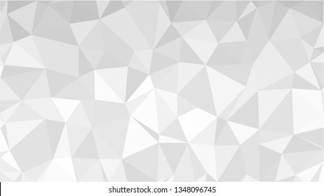 White Polygonal Mosaic Background, Low Poly Style, Vector illustration, Business Design Templates
