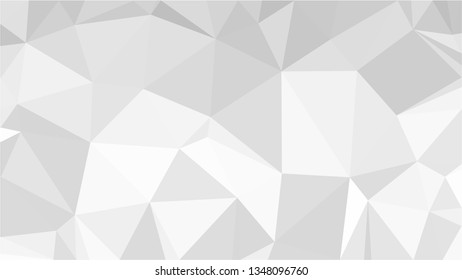 White Polygonal Mosaic Background, Low Poly Style, Vector illustration, Business Design Templates