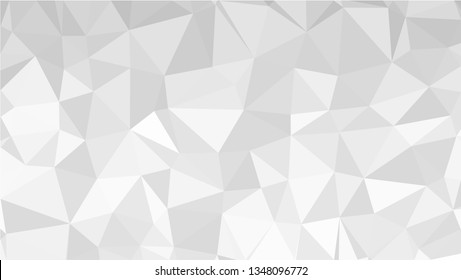 White Polygonal Mosaic Background, Low Poly Style, Vector illustration, Business Design Templates