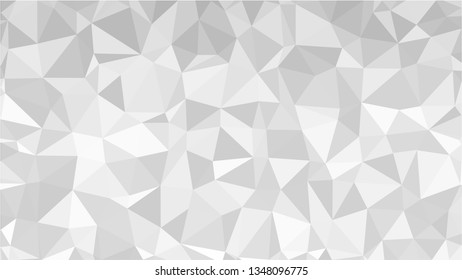 White Polygonal Mosaic Background, Low Poly Style, Vector illustration, Business Design Templates