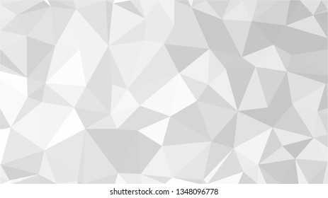 White Polygonal Mosaic Background, Low Poly Style, Vector illustration, Business Design Templates