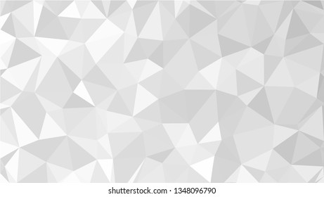 White Polygonal Mosaic Background, Low Poly Style, Vector illustration, Business Design Templates