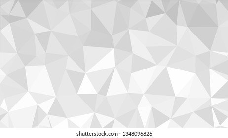 White Polygonal Mosaic Background, Low Poly Style, Vector illustration, Business Design Templates