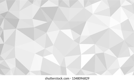 White Polygonal Mosaic Background, Low Poly Style, Vector illustration, Business Design Templates
