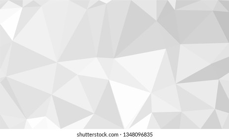 White Polygonal Mosaic Background, Low Poly Style, Vector illustration, Business Design Templates