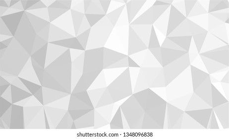 White Polygonal Mosaic Background, Low Poly Style, Vector illustration, Business Design Templates