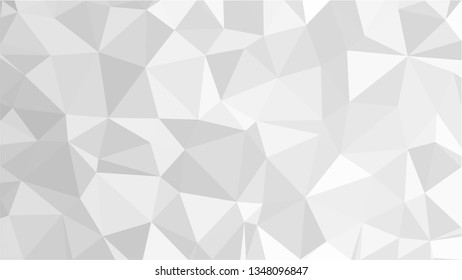 White Polygonal Mosaic Background, Low Poly Style, Vector illustration, Business Design Templates