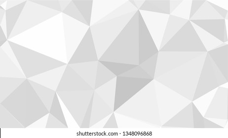 White Polygonal Mosaic Background, Low Poly Style, Vector illustration, Business Design Templates