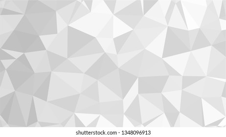 White Polygonal Mosaic Background, Low Poly Style, Vector illustration, Business Design Templates