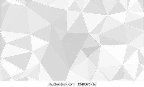 White Polygonal Mosaic Background, Low Poly Style, Vector illustration, Business Design Templates
