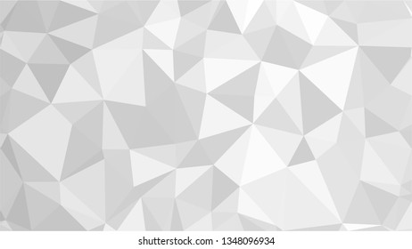 White Polygonal Mosaic Background, Low Poly Style, Vector illustration, Business Design Templates