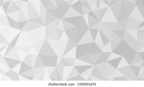 White Polygonal Mosaic Background, Low Poly Style, Vector illustration, Business Design Templates