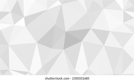 White Polygonal Mosaic Background, Low Poly Style, Vector illustration, Business Design Templates