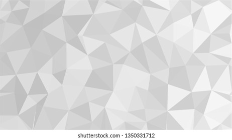 White Polygonal Mosaic Background, Low Poly Style, Vector illustration, Business Design Templates