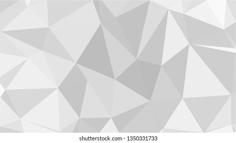 White Polygonal Mosaic Background, Low Poly Style, Vector illustration, Business Design Templates