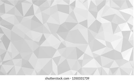 White Polygonal Mosaic Background, Low Poly Style, Vector illustration, Business Design Templates