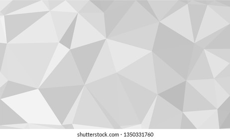White Polygonal Mosaic Background, Low Poly Style, Vector illustration, Business Design Templates