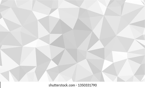 White Polygonal Mosaic Background, Low Poly Style, Vector illustration, Business Design Templates