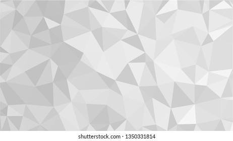 White Polygonal Mosaic Background, Low Poly Style, Vector illustration, Business Design Templates