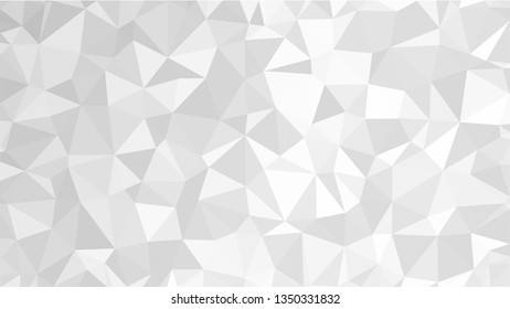 White Polygonal Mosaic Background, Low Poly Style, Vector illustration, Business Design Templates
