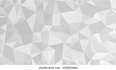 White Polygonal Mosaic Background, Low Poly Style, Vector illustration, Business Design Templates