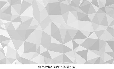 White Polygonal Mosaic Background, Low Poly Style, Vector illustration, Business Design Templates