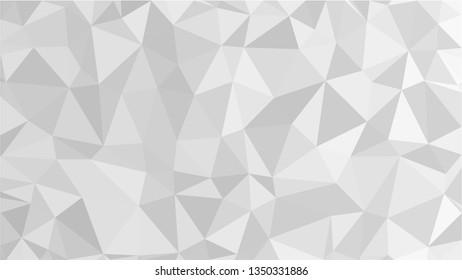 White Polygonal Mosaic Background, Low Poly Style, Vector illustration, Business Design Templates