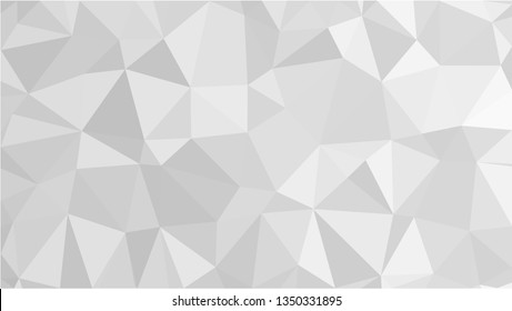 White Polygonal Mosaic Background, Low Poly Style, Vector illustration, Business Design Templates