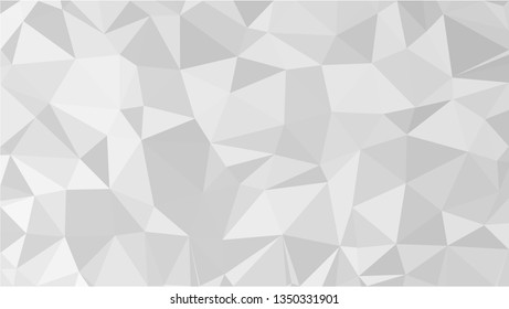 White Polygonal Mosaic Background, Low Poly Style, Vector illustration, Business Design Templates