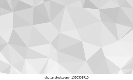 White Polygonal Mosaic Background, Low Poly Style, Vector illustration, Business Design Templates